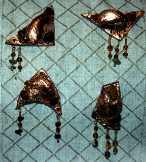 gold-leaf pins