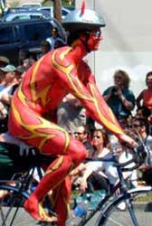 fiery body paint