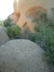 Skull Rock, left face